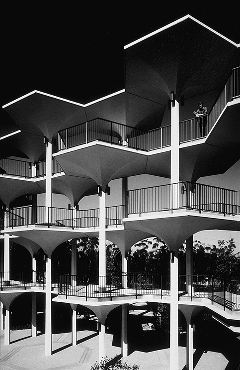 Ansel Adams photo of Mayer Hall Bridge