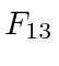 $\displaystyle F_{13}$