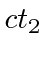$\displaystyle ct_2$