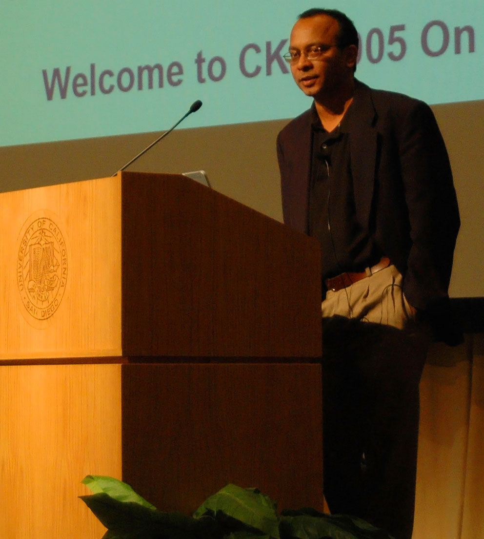 Vivek at CKM2005 